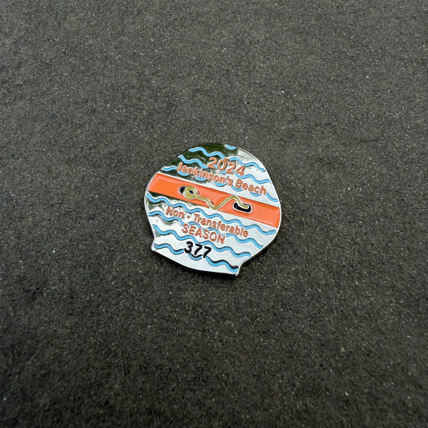 Beach Badge Ball Markers