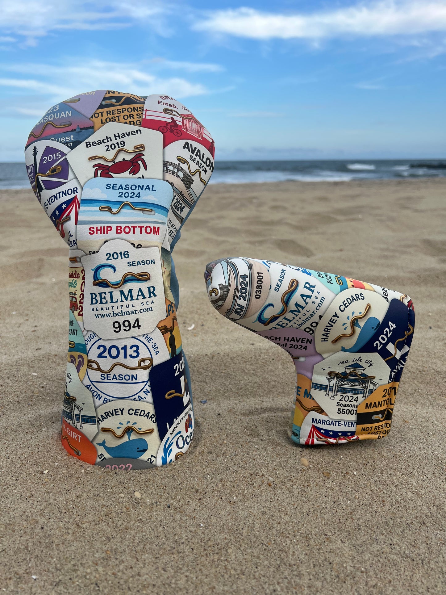 Beach Badge Driver Cover