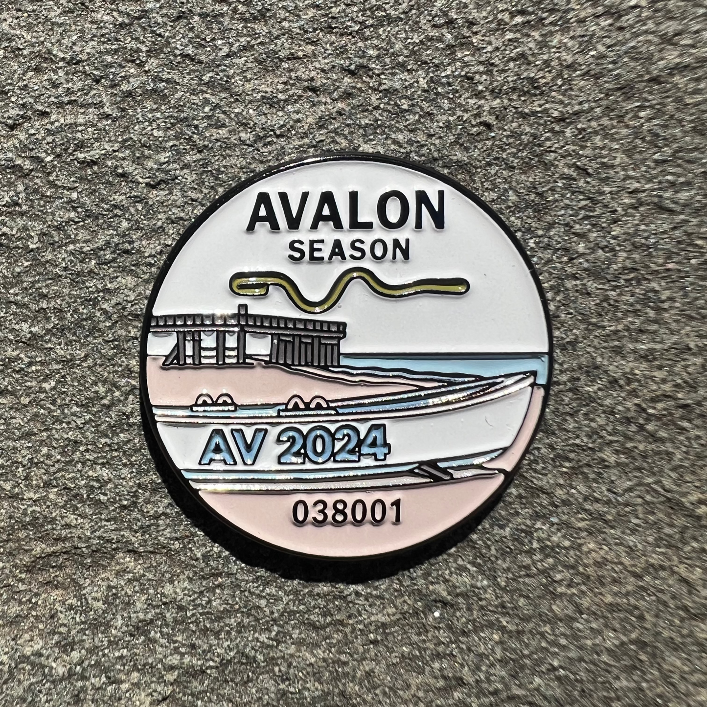 Beach Badge Ball Markers