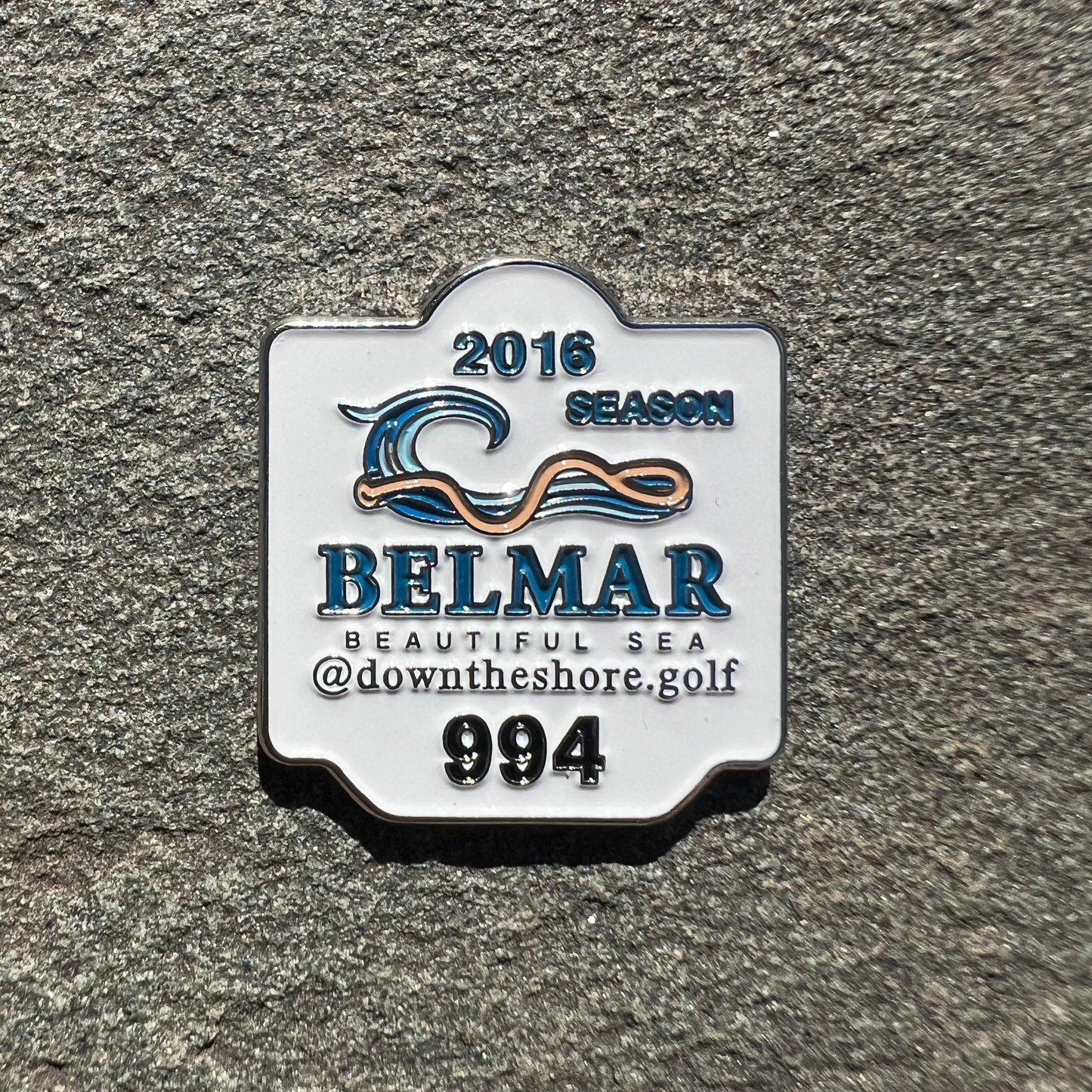 Beach Badge Ball Markers