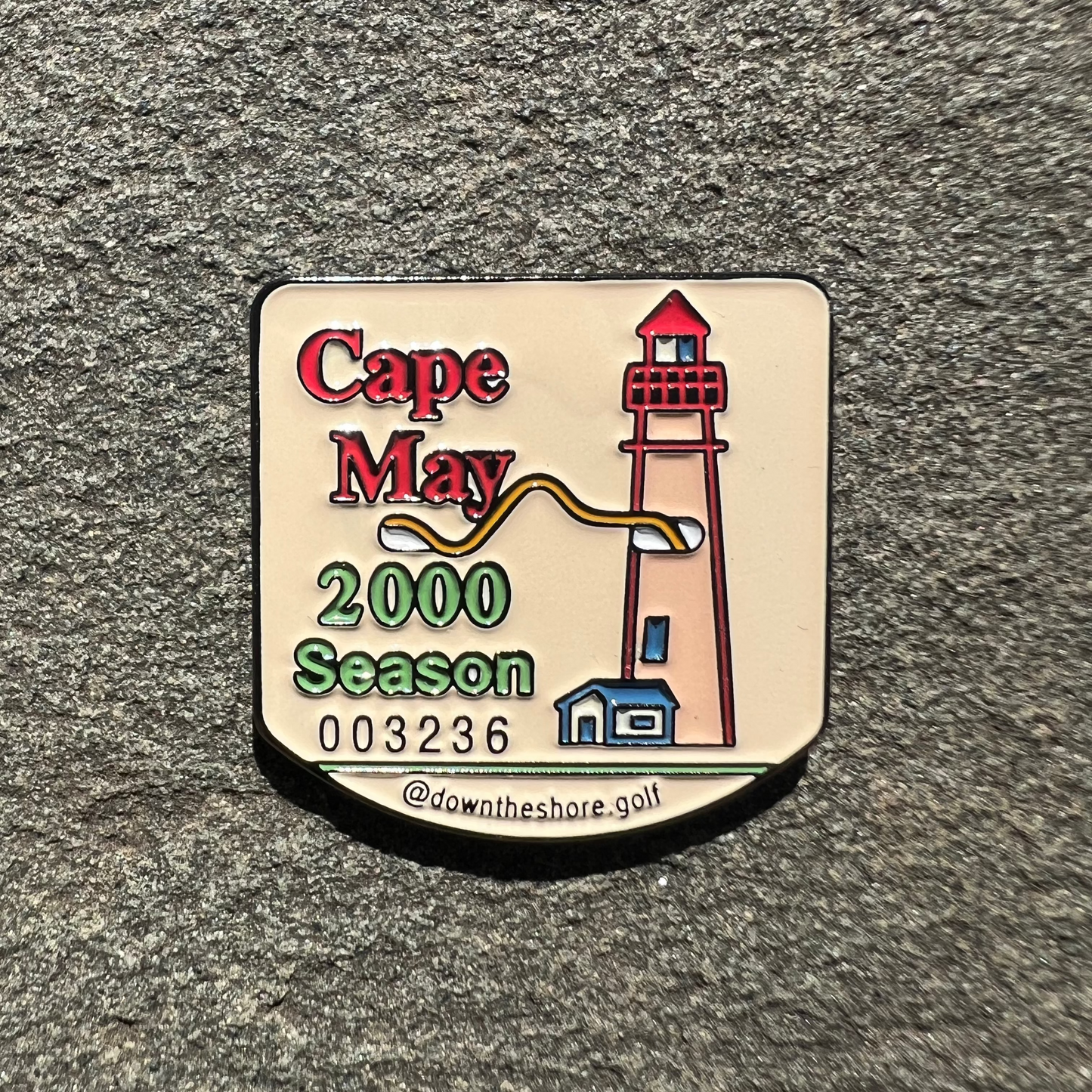Beach Badge Ball Markers