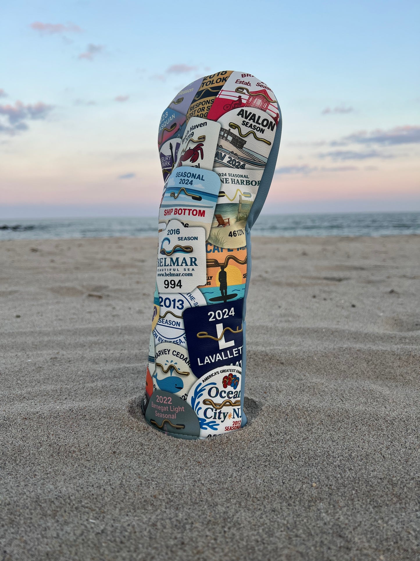 Beach Badge 3-Wood Cover