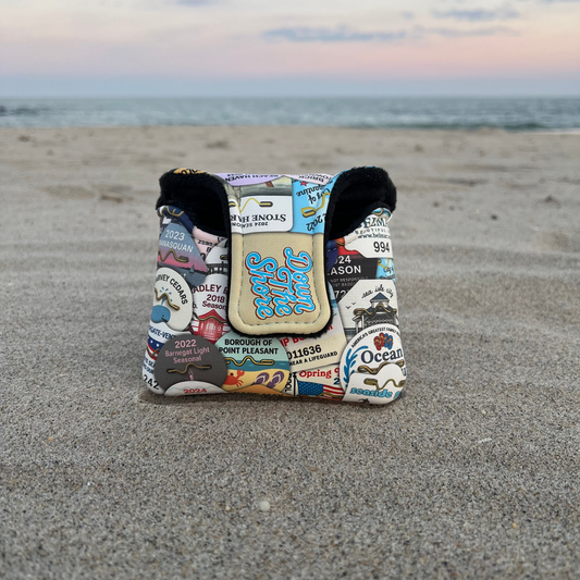 Beach Badge Putter Cover (Mallet)