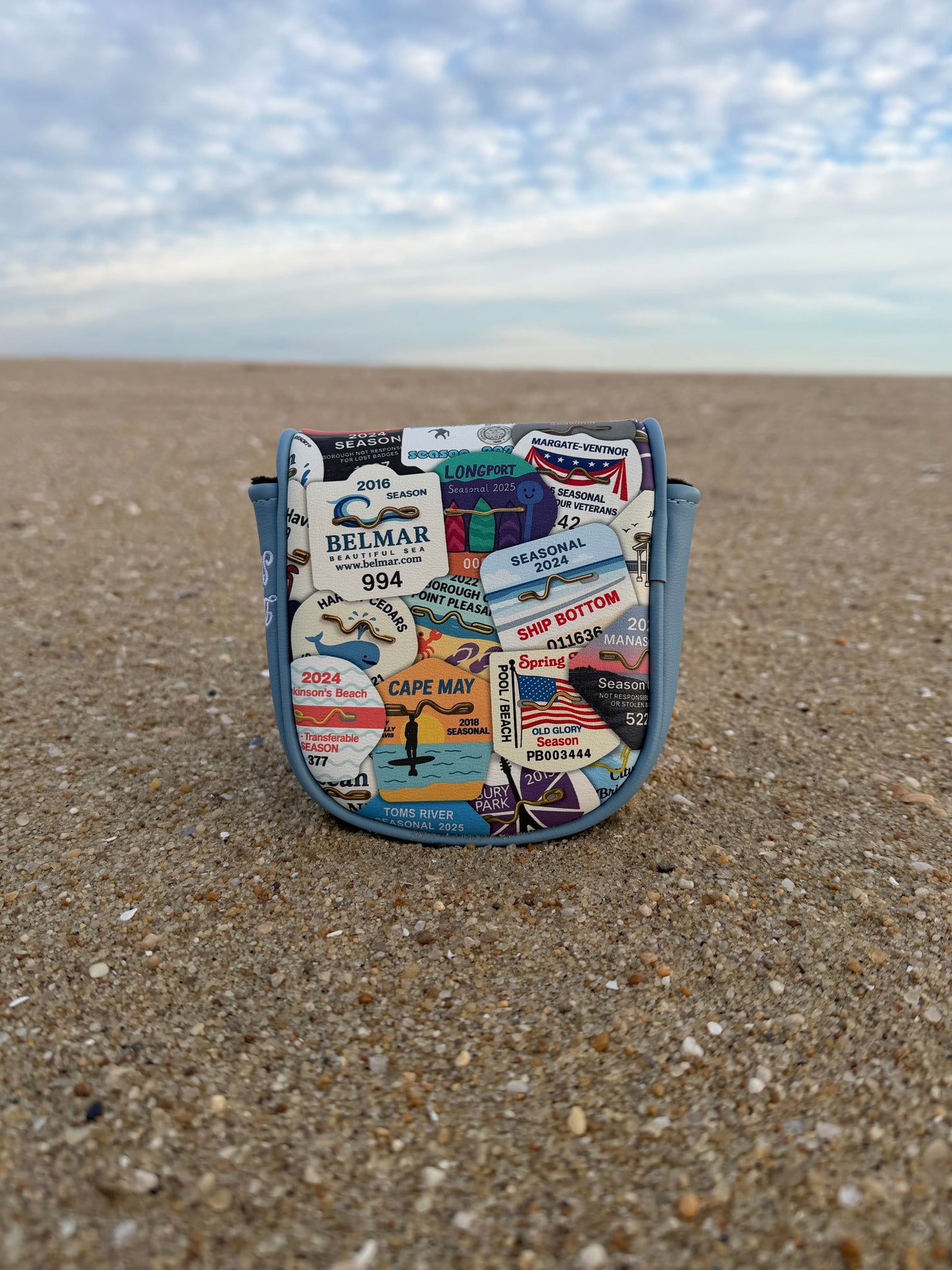 Beach Badge Putter Cover (Center Shafted Mallet)