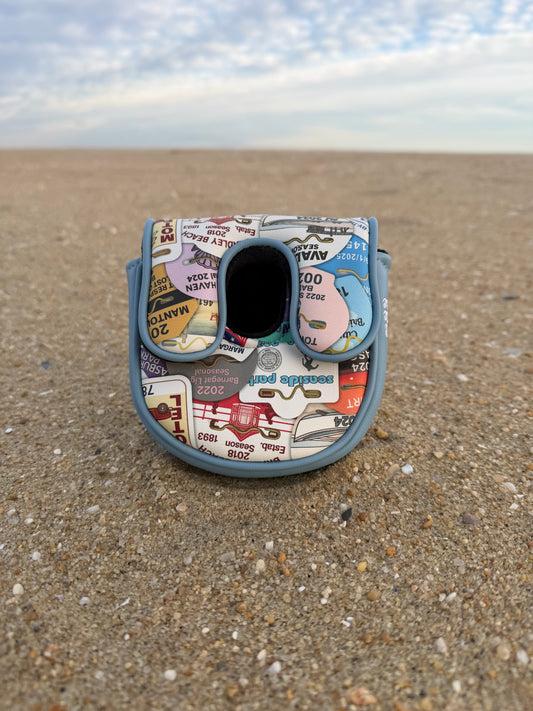Beach Badge Putter Cover (Center Shafted Mallet)