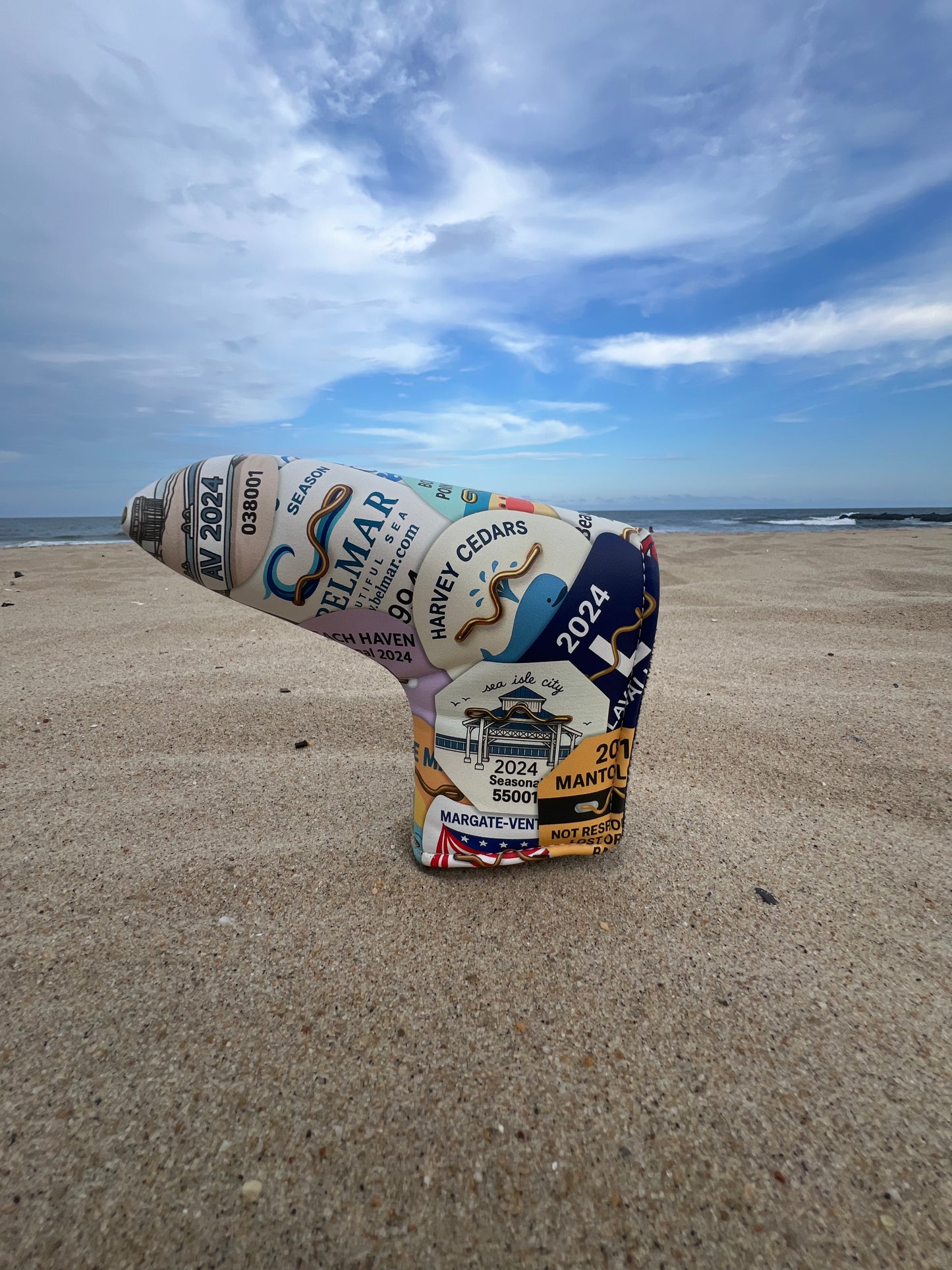 Beach Badge Putter Cover (Blade)