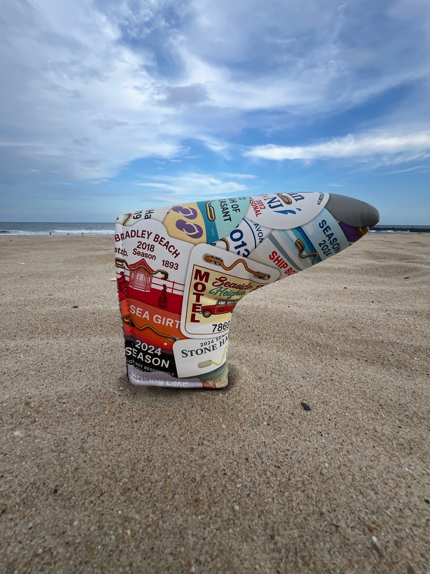 Beach Badge Putter Cover (Blade)