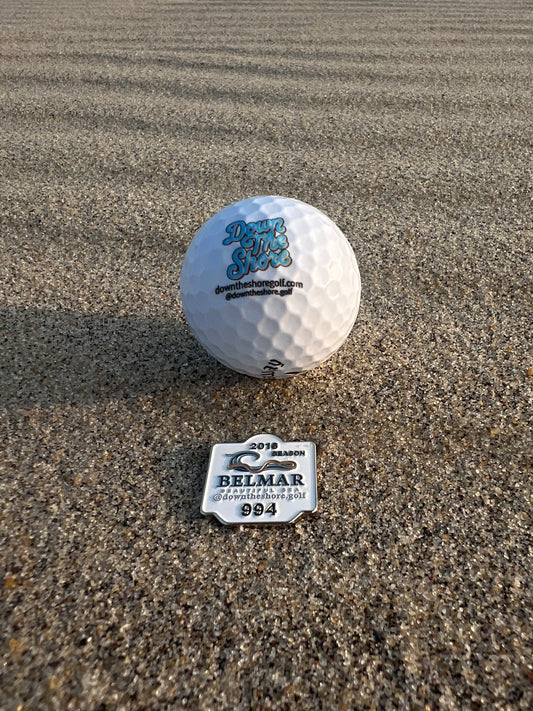 Beach Badge Ball Markers